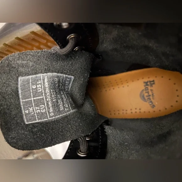 Dr. Martens Black Leather Lace-Up Boots - Picture 10 of 10